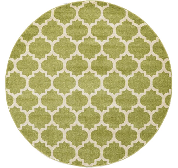 8' x 8' Trellis Round Rug