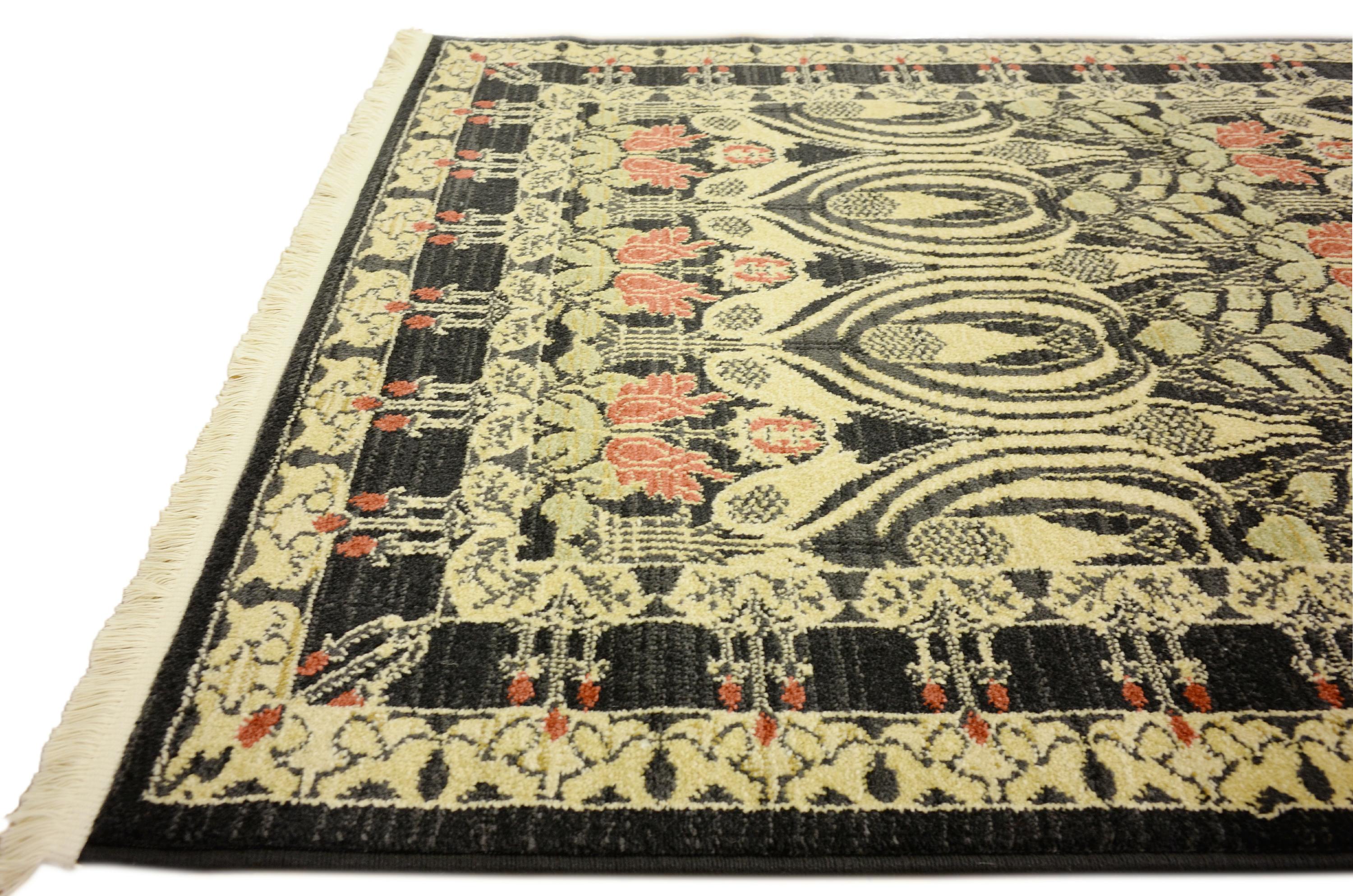 Black 3' 3 x 5' 3 Kensington Rug eSaleRugs