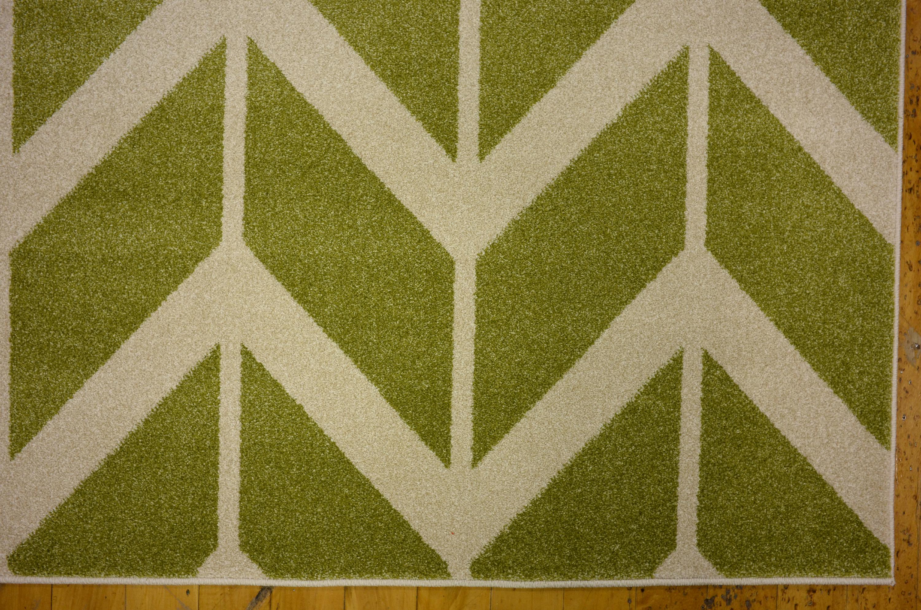 Green 9' x 12' Chevron Rug eSaleRugs