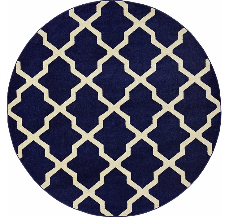 8' x 8' Trellis Round Rug