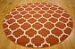 8' x 8' Trellis Round Rug thumbnail