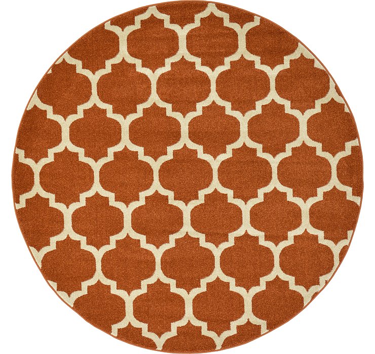 6' x 6' Trellis Round Rug