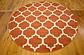 6' x 6' Trellis Round Rug thumbnail