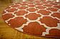 6' x 6' Trellis Round Rug thumbnail