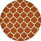 6' x 6' Trellis Round Rug thumbnail