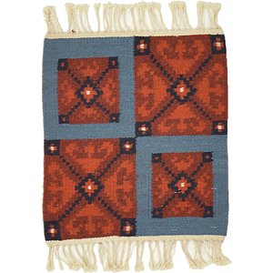 Unique Loom 1' 3 x 1' 5 Kilim Dhurrie Square Rug