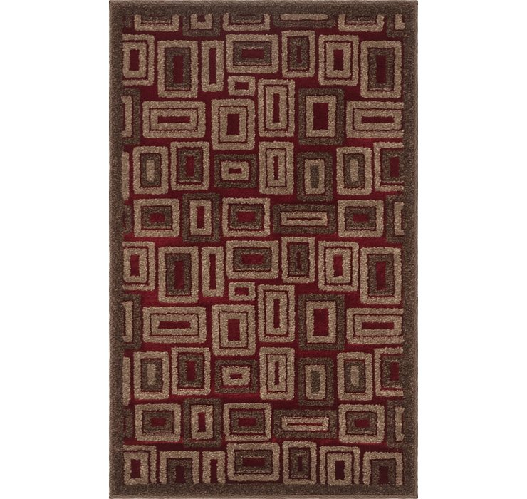 2' 6 x 4' Reproduction Gabbeh Rug