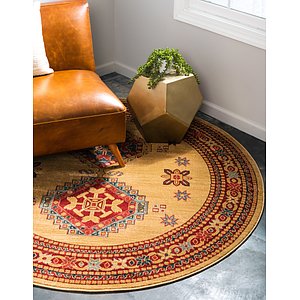 8' x 8' Serapi Round Rug