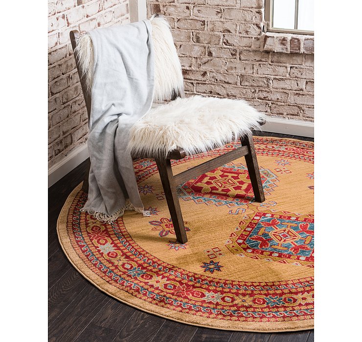 6' x 6' Serapi Round Rug