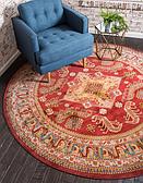 6' x 6' Serapi Round Rug thumbnail