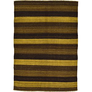 Unique Loom 3' 4 x 4' 9 Kilim Afghan Rug