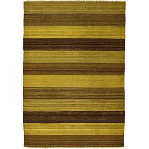 Unique Loom 3' 5 x 4' 10 Kilim Afghan Rug