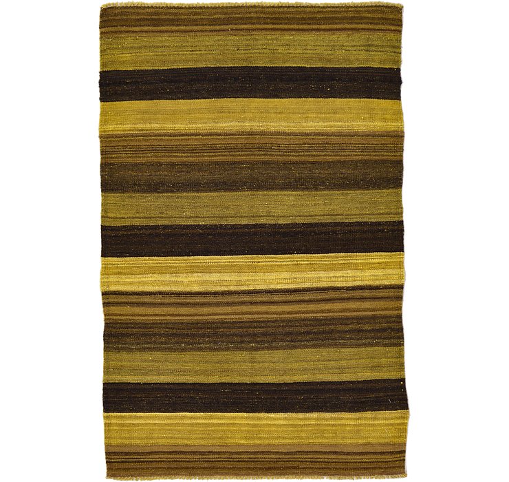 3' 1 x 4' 10 Kilim Afghan Rug