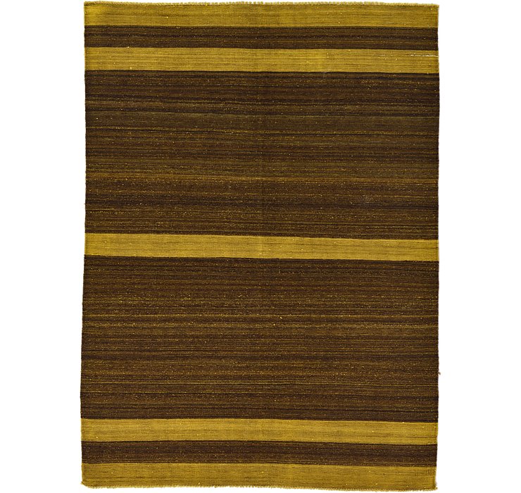 5' 2 x 6' 10 Kilim Afghan Rug