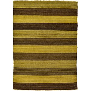 Unique Loom 3' 5 x 4' 10 Kilim Afghan Rug
