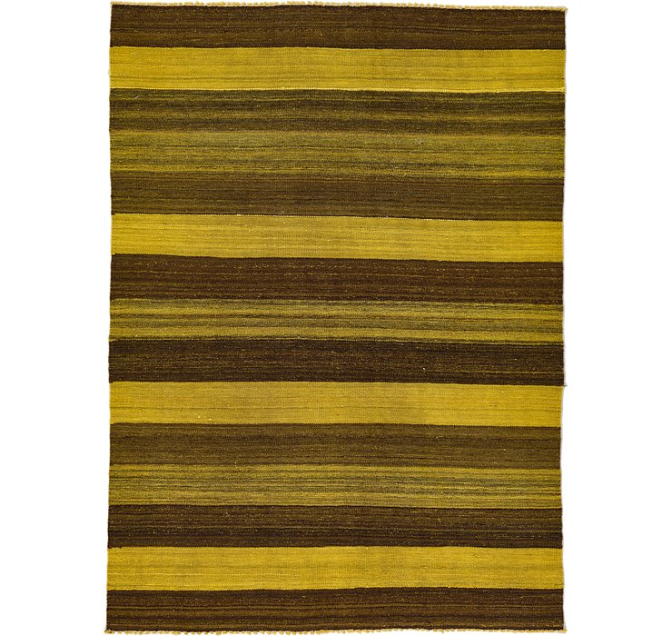 4' 2 x 5' 10 Kilim Afghan Rug