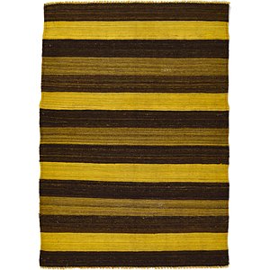 Unique Loom 3' 5 x 4' 10 Kilim Afghan Rug