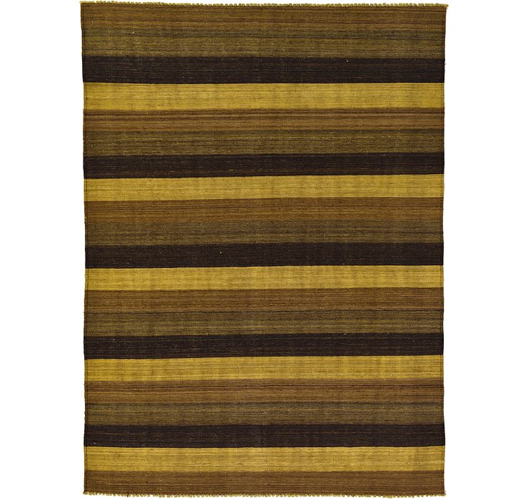 5' 1 x 6' 11 Kilim Afghan Rug