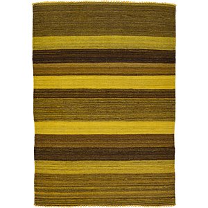 Unique Loom 3' 5 x 4' 10 Kilim Afghan Rug