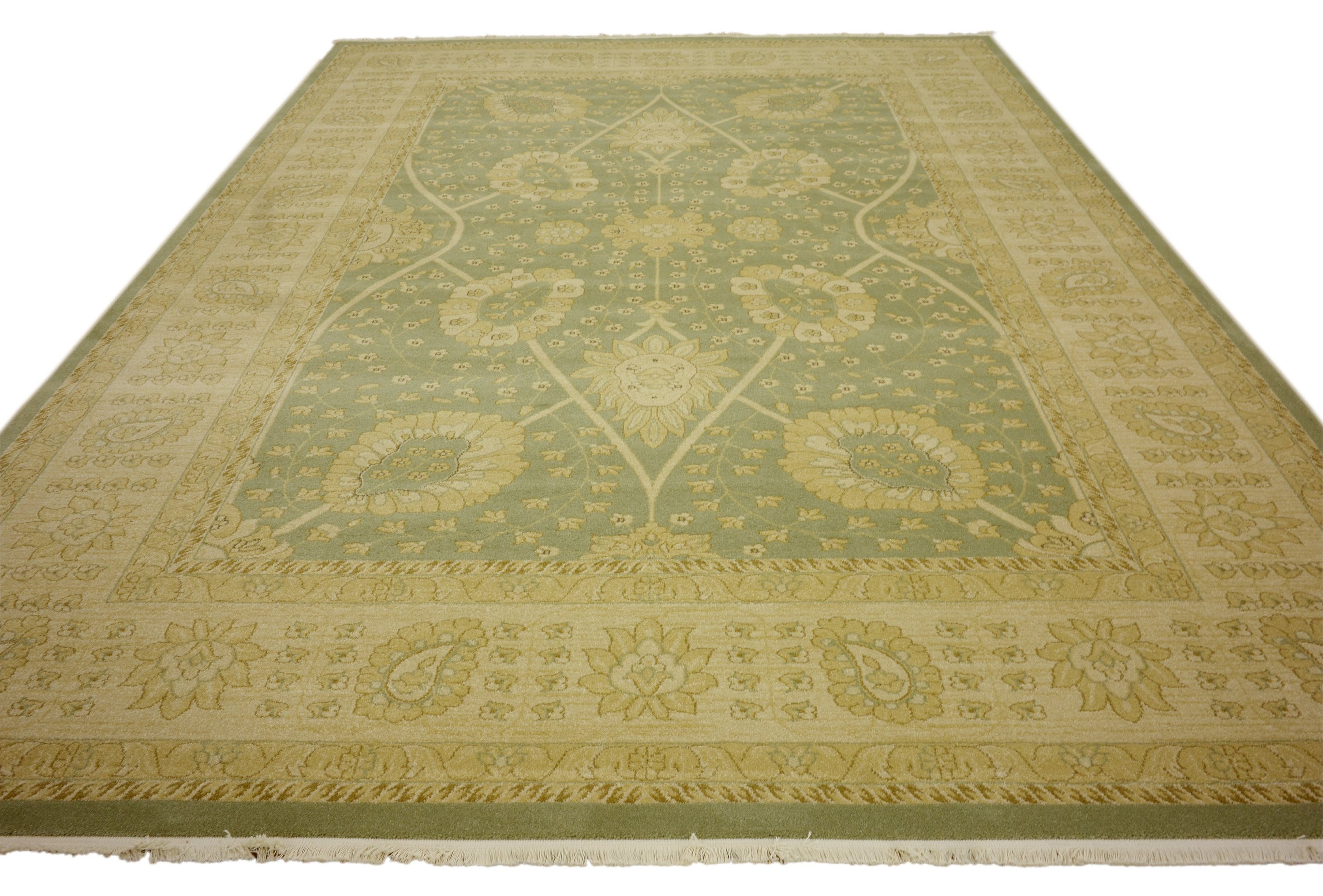 Light Green 9' x 12' Kensington Rug Area Rugs eSaleRugs