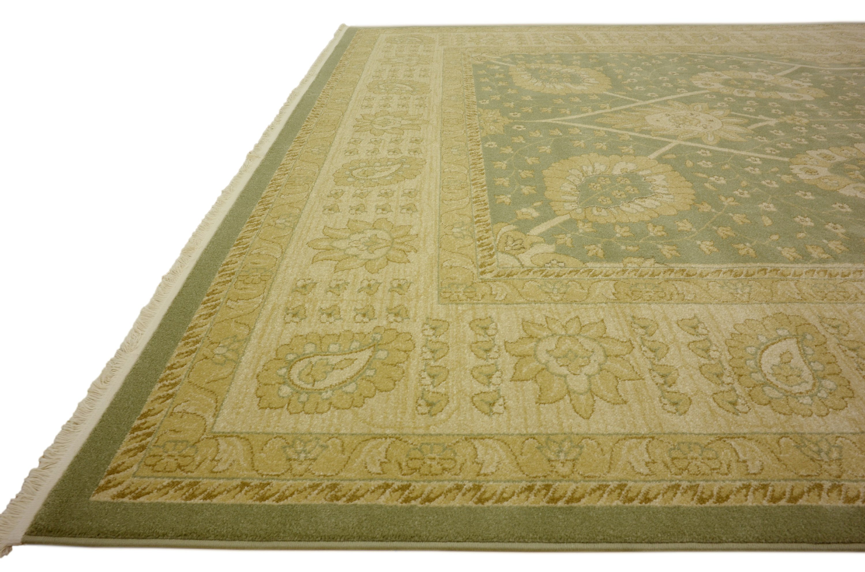 Light Green 9' x 12' Kensington Rug Area Rugs eSaleRugs