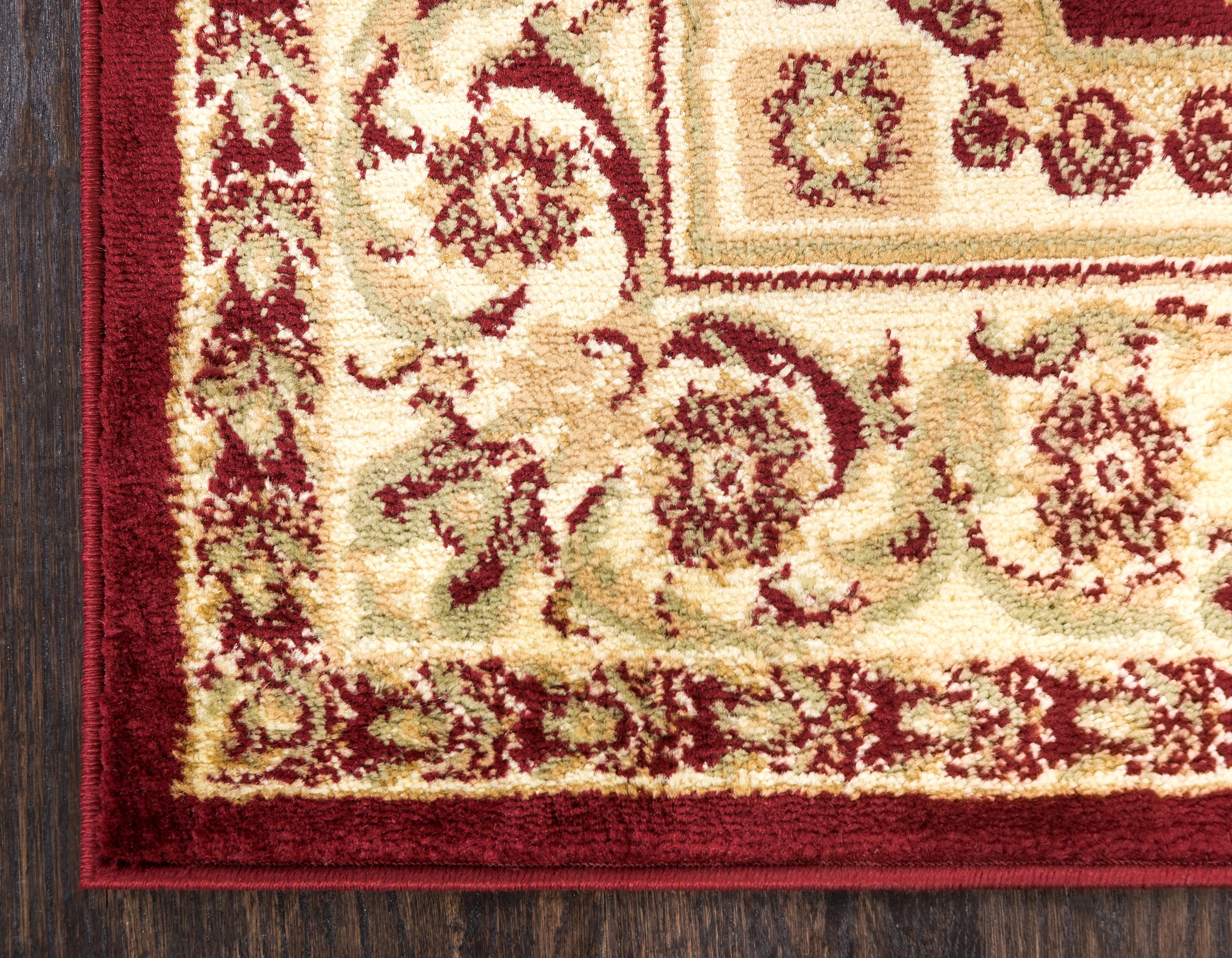 Red 5' x 8' Classic Aubusson Rug eSaleRugs