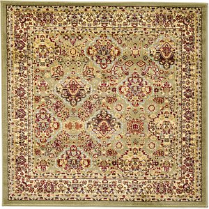 Unique Loom 4' x 4' Voyage Square Rug