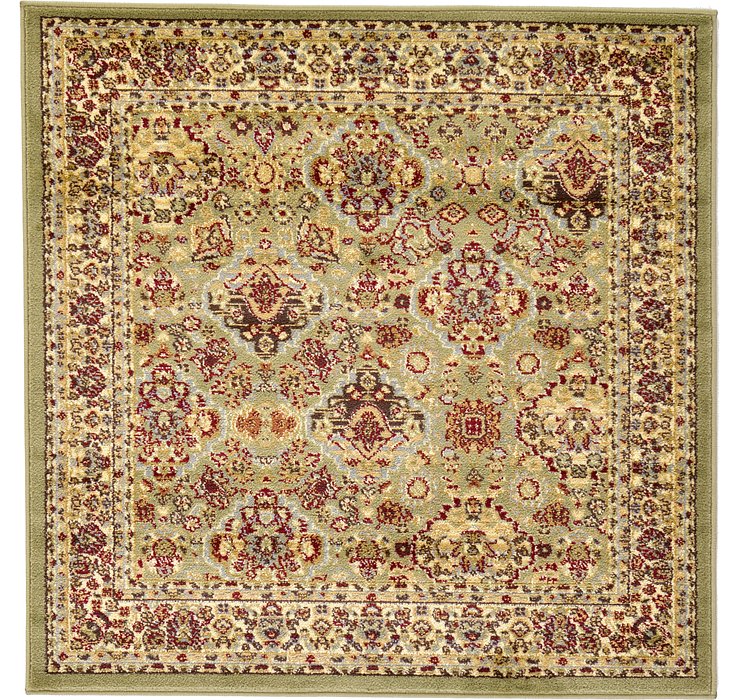 4' x 4' Classic Agra Square Rug