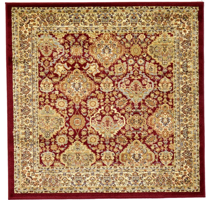 4' x 4' Classic Agra Square Rug