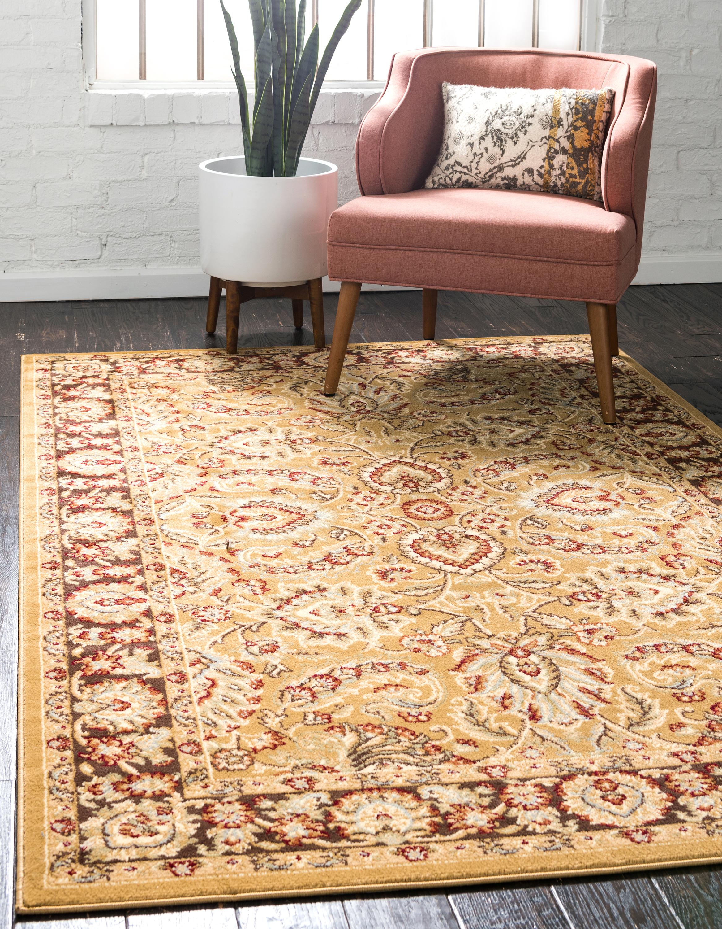 Tan 9' x 12' Classic Agra Rug eSaleRugs