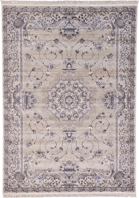 Taupe 250cm x 350cm Tabriz Design Rug Area Rugs AU Rugs