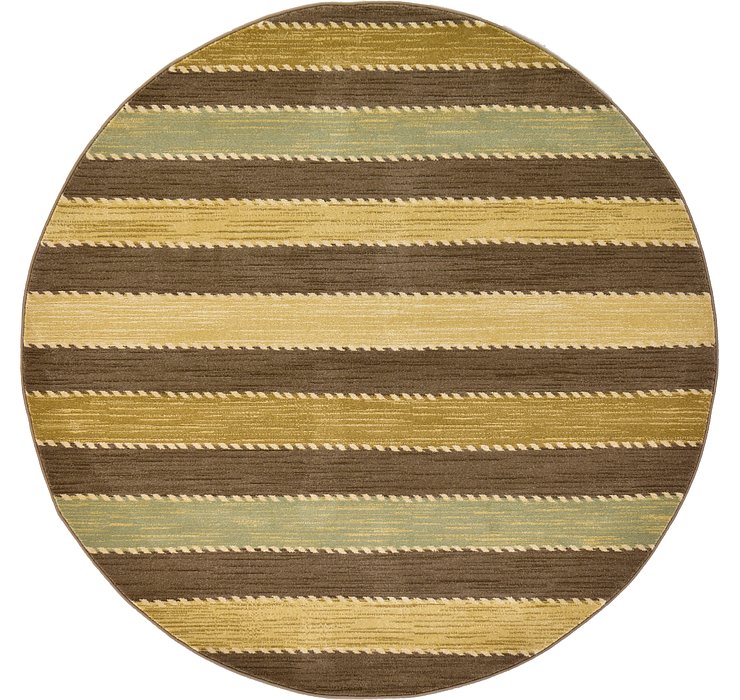 6' x 6' Kashkuli Gabbeh Round Rug