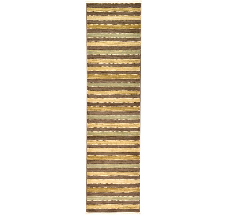 2' 7 x 10' Kashkuli Gabbeh Runner ...