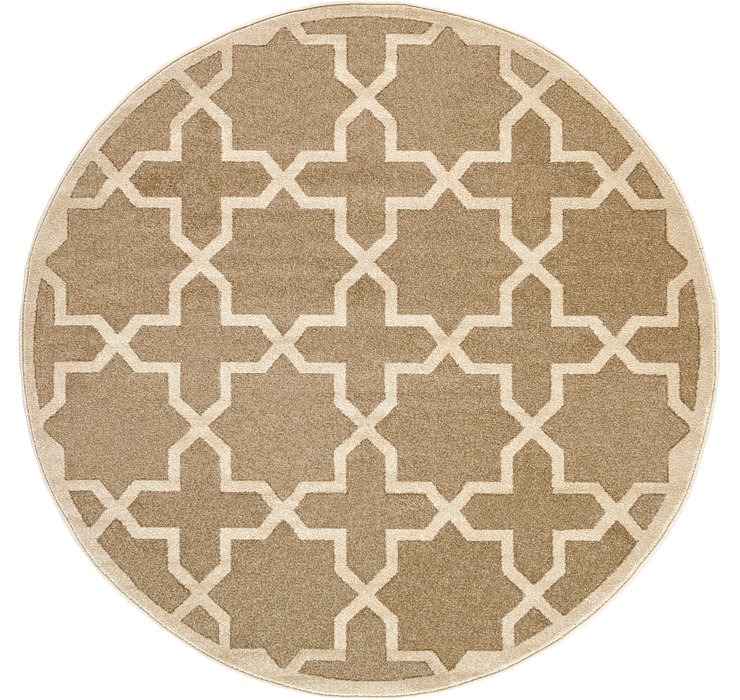 6' x 6' Lattice Round Rug
