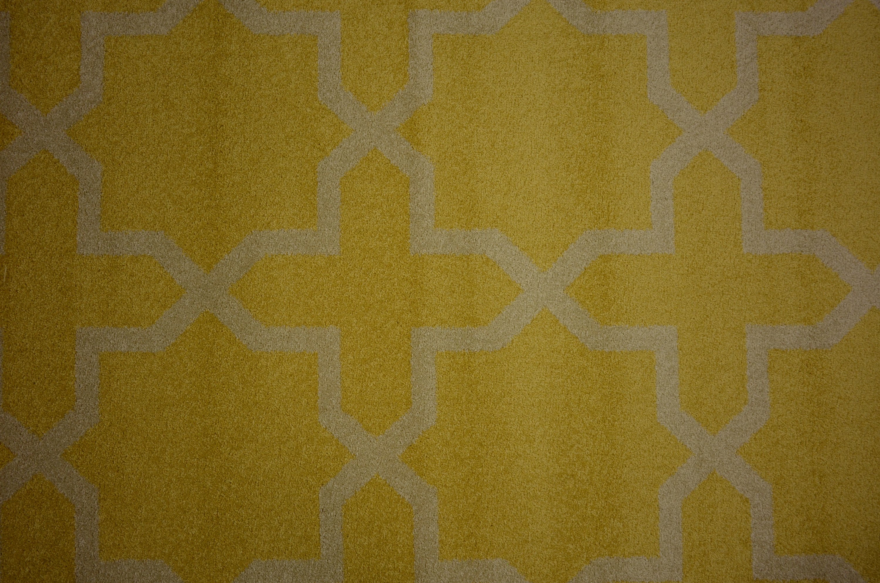 Yellow 7' x 10' Trellis Rug Area Rugs eSaleRugs