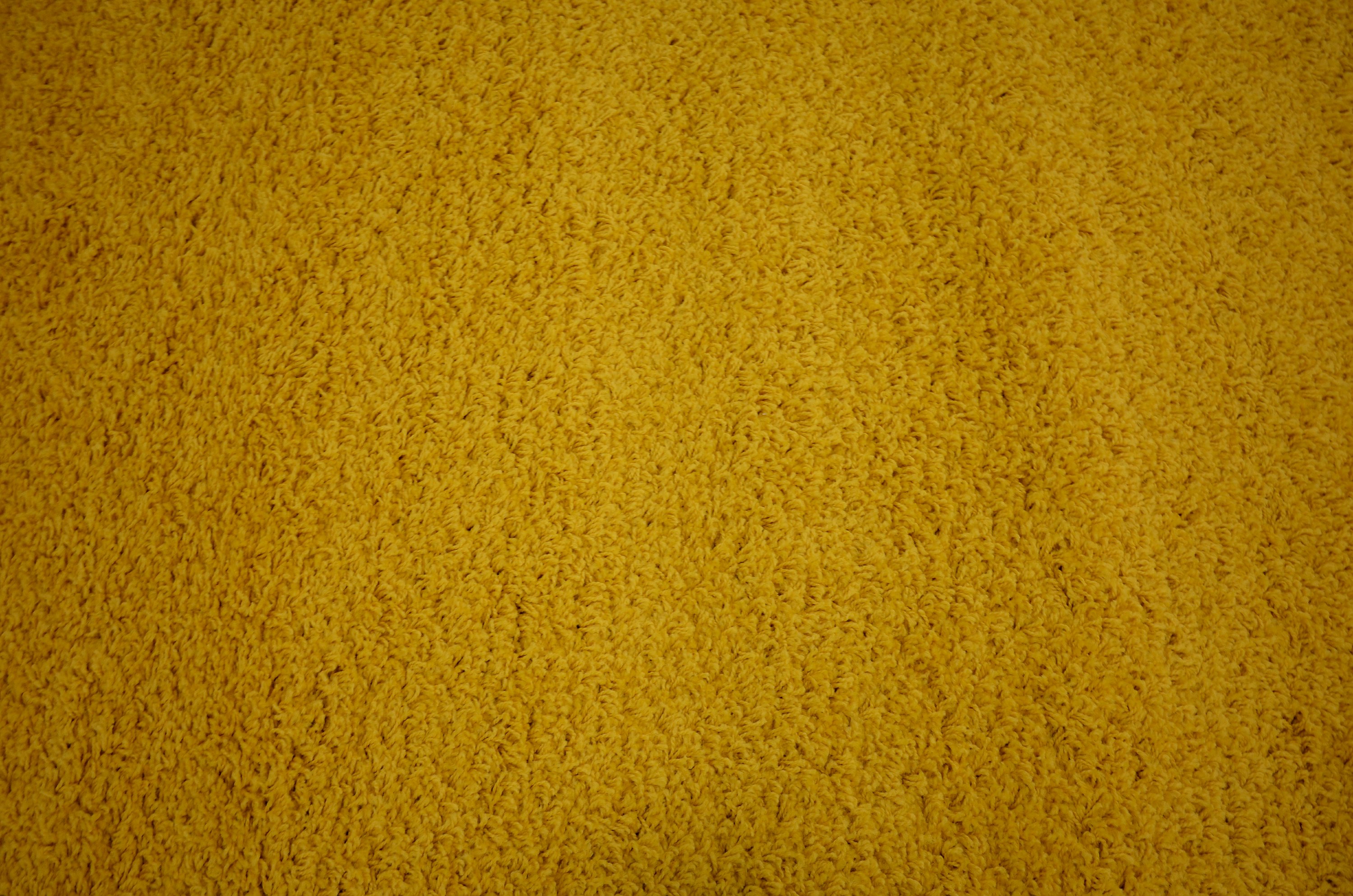 Dark Yellow 4' x 4' Solid Frieze Square Rug Area Rugs eSaleRugs