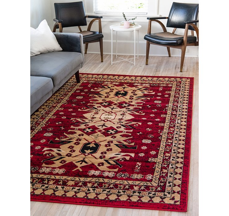 7' x 10' Heriz Design Rug