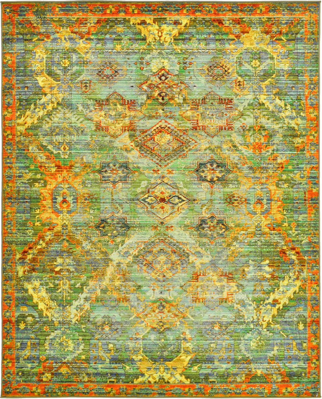 Dark Green 8' x 10' Eclat Rug Area Rugs eSaleRugs