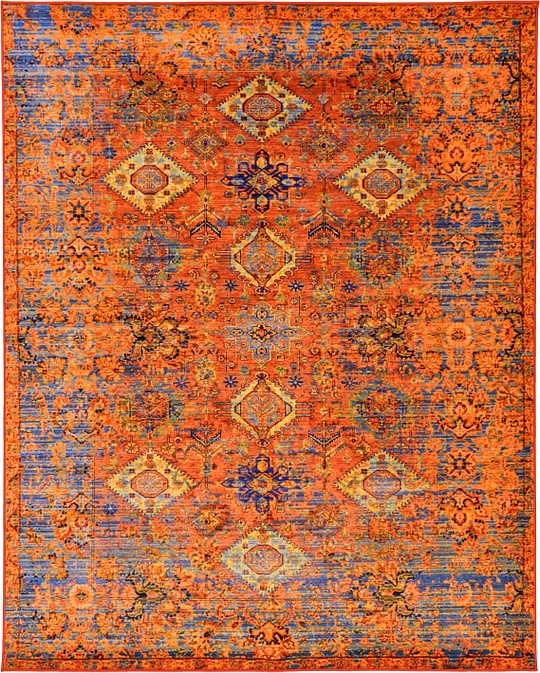 Orange 8' x 10' Eclat Rug Area Rugs eSaleRugs