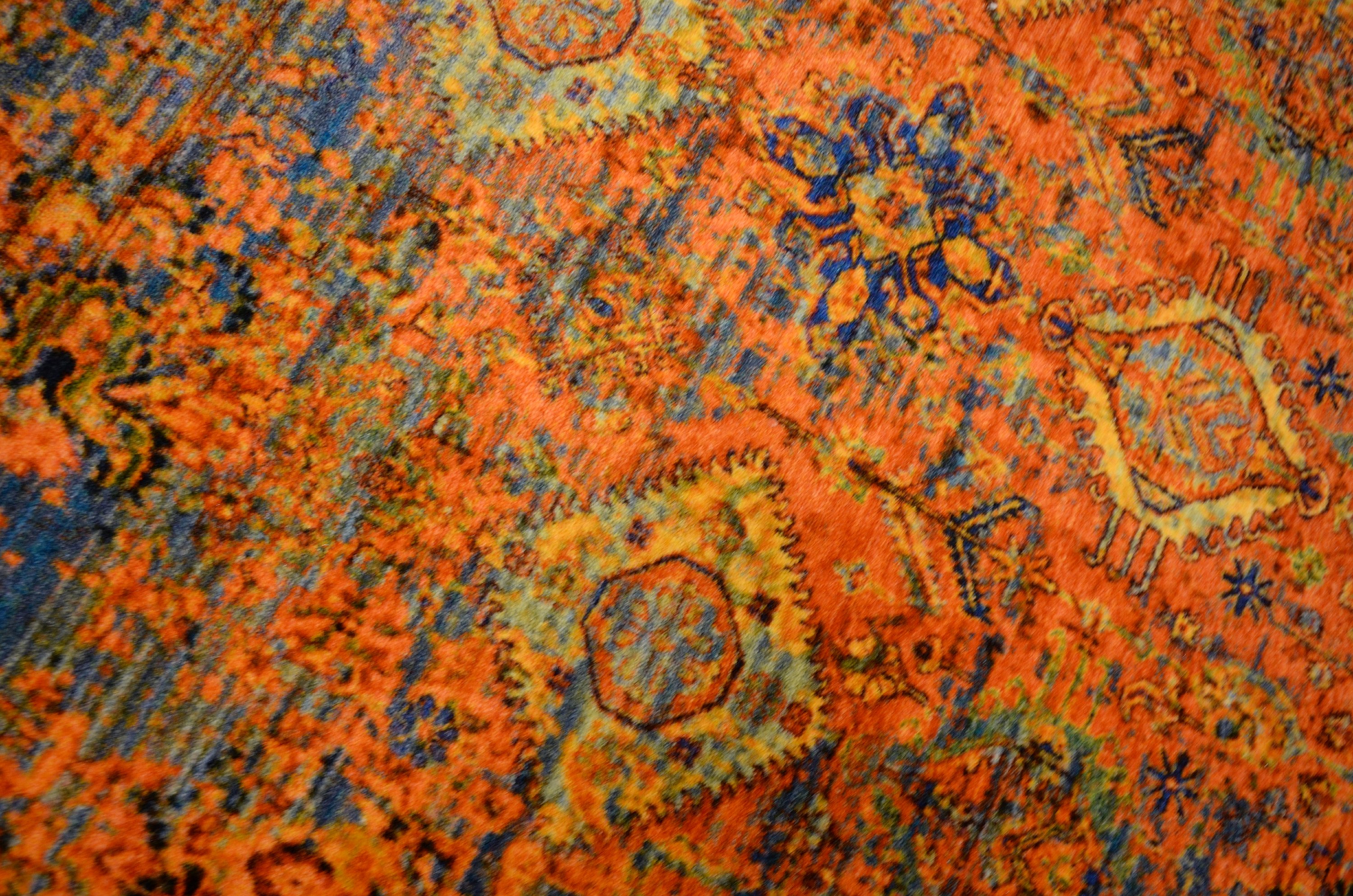 Orange 5' x 8' Eclat Rug Area Rugs eSaleRugs