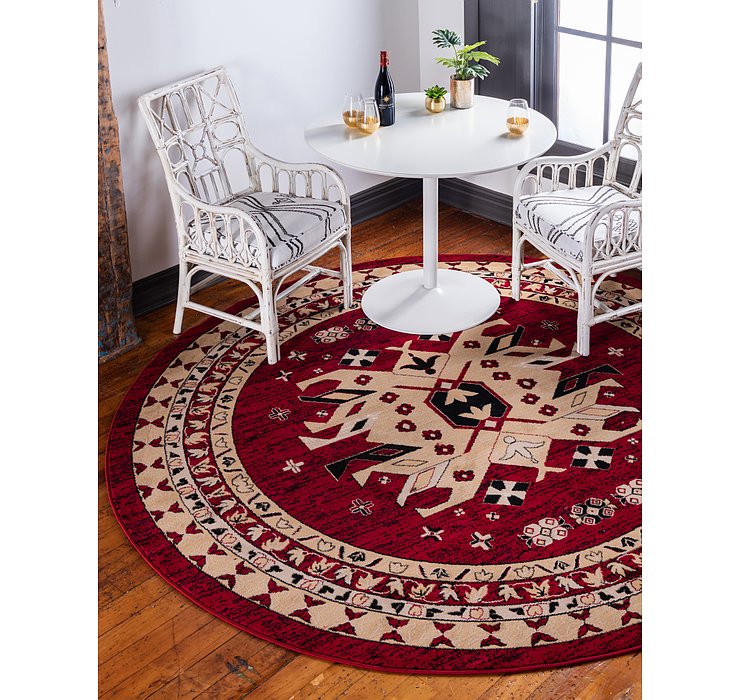8' x 8' Heris Round Rug