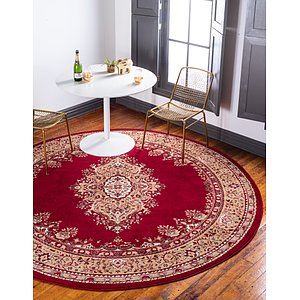 245cm x 245cm Mashad Design Round Rug