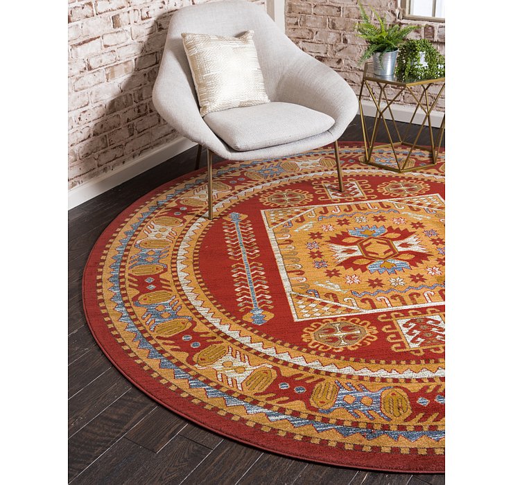 8' x 8' Serapi Round Rug