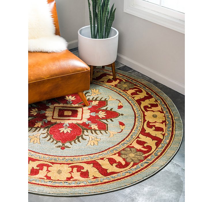 8' x 8' Serapi Round Rug