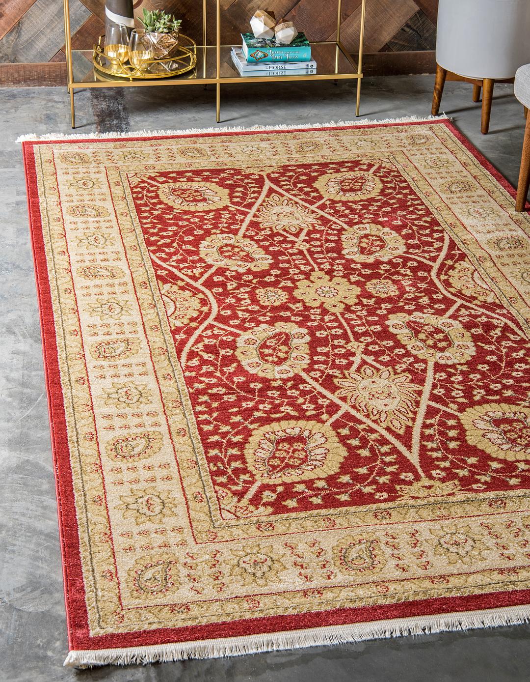 Red 7' x 10' Kensington Rug Area Rugs eSaleRugs