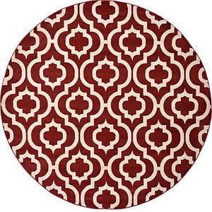 8' x 8' Trellis Round Rug