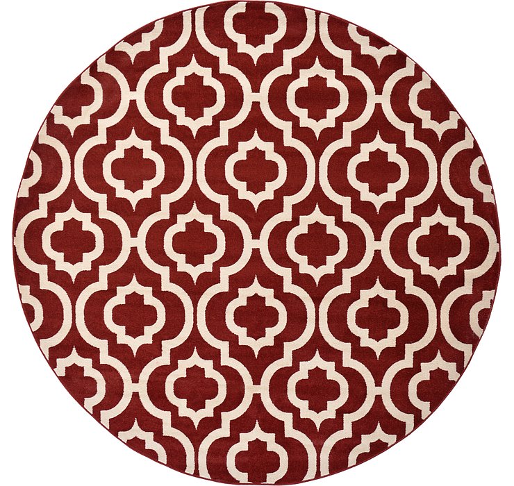 8' x 8' Trellis Round Rug