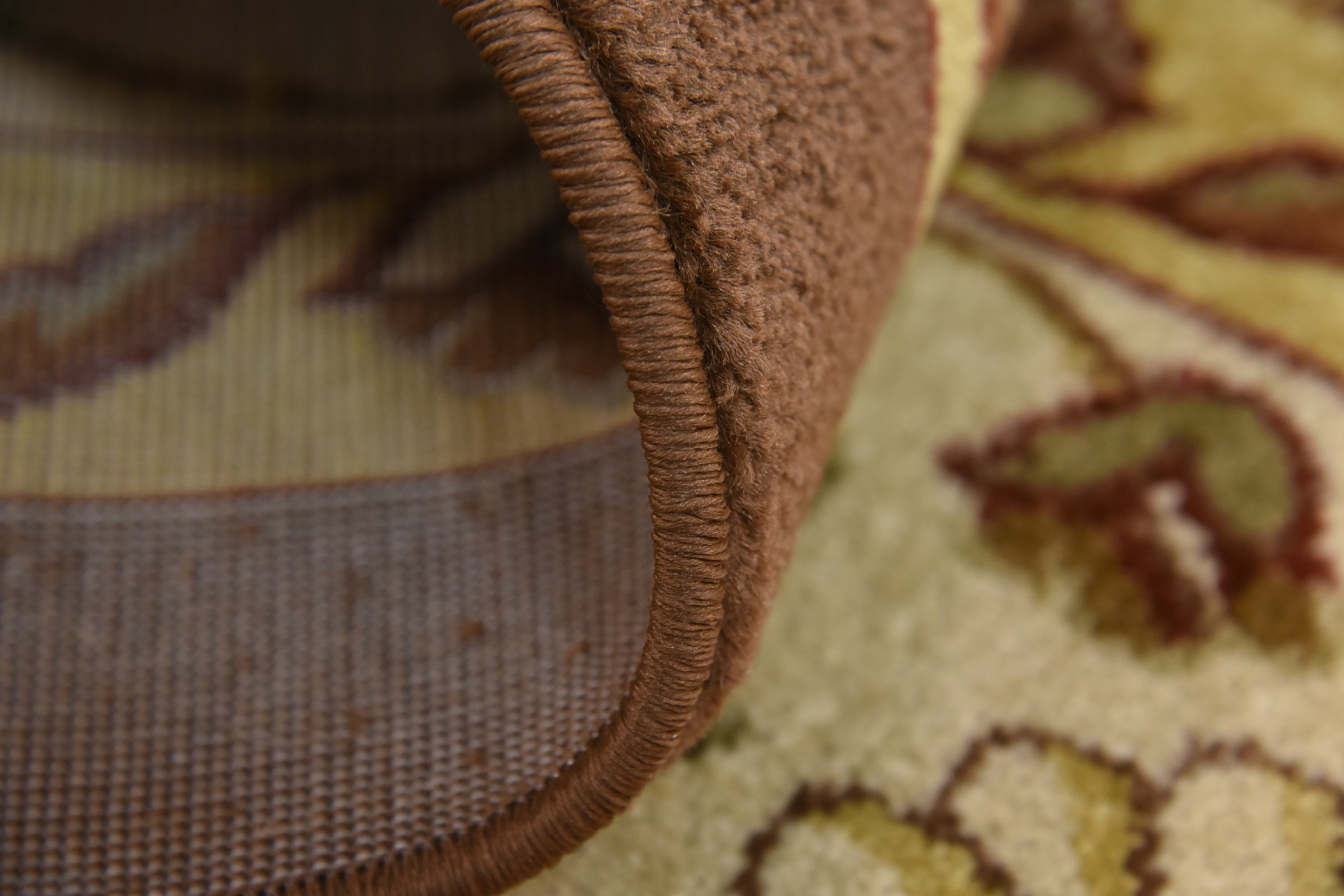 Brown 9' x 12' Kashan Design Rug Area Rugs eSaleRugs