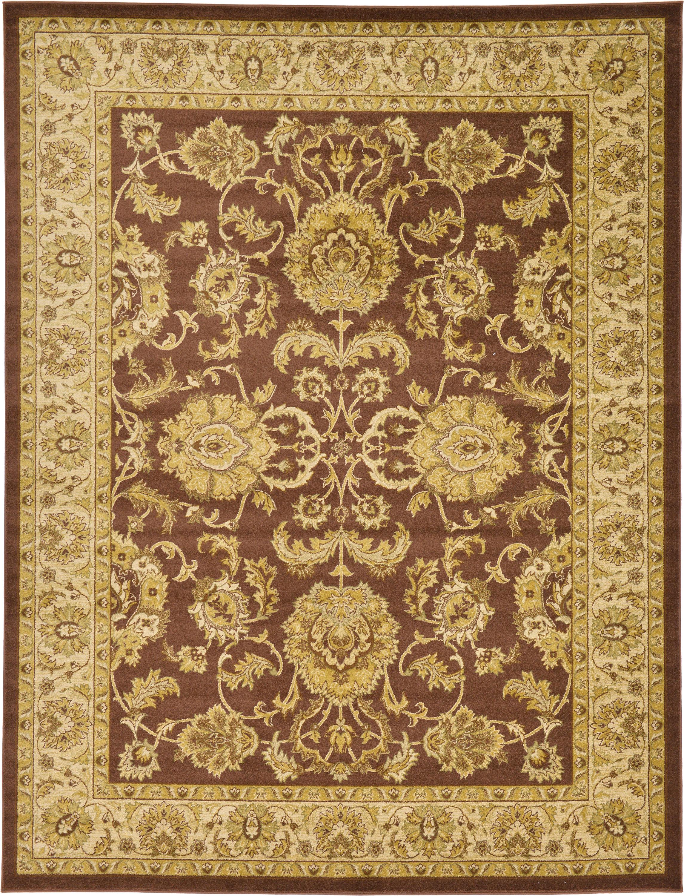 Brown 9' x 12' Classic Agra Rug eSaleRugs
