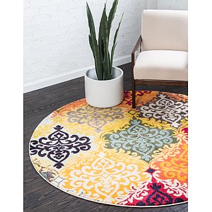 Unique Loom 6' x 6' Estrella Round Rug